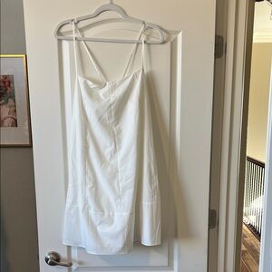 Chic White Chemise Slip